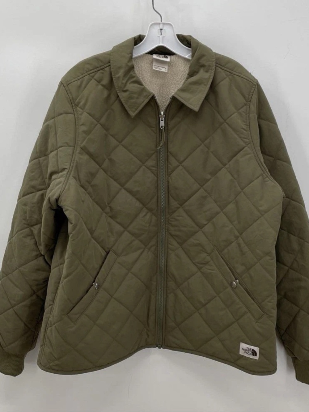 The North Face Women's Green Bomber Barnyard Jacket - Size XL
